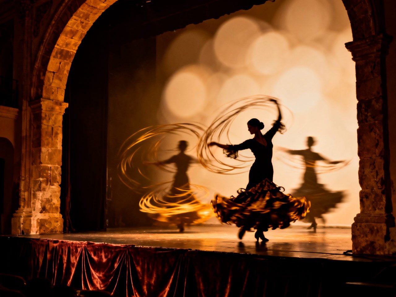 Espectáculo flamenco en directo